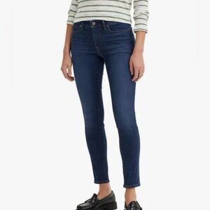 Levi’s 711 Skinny Dark Wash Jeans Stretch Nearly New 29/29 Denim Mid Rise